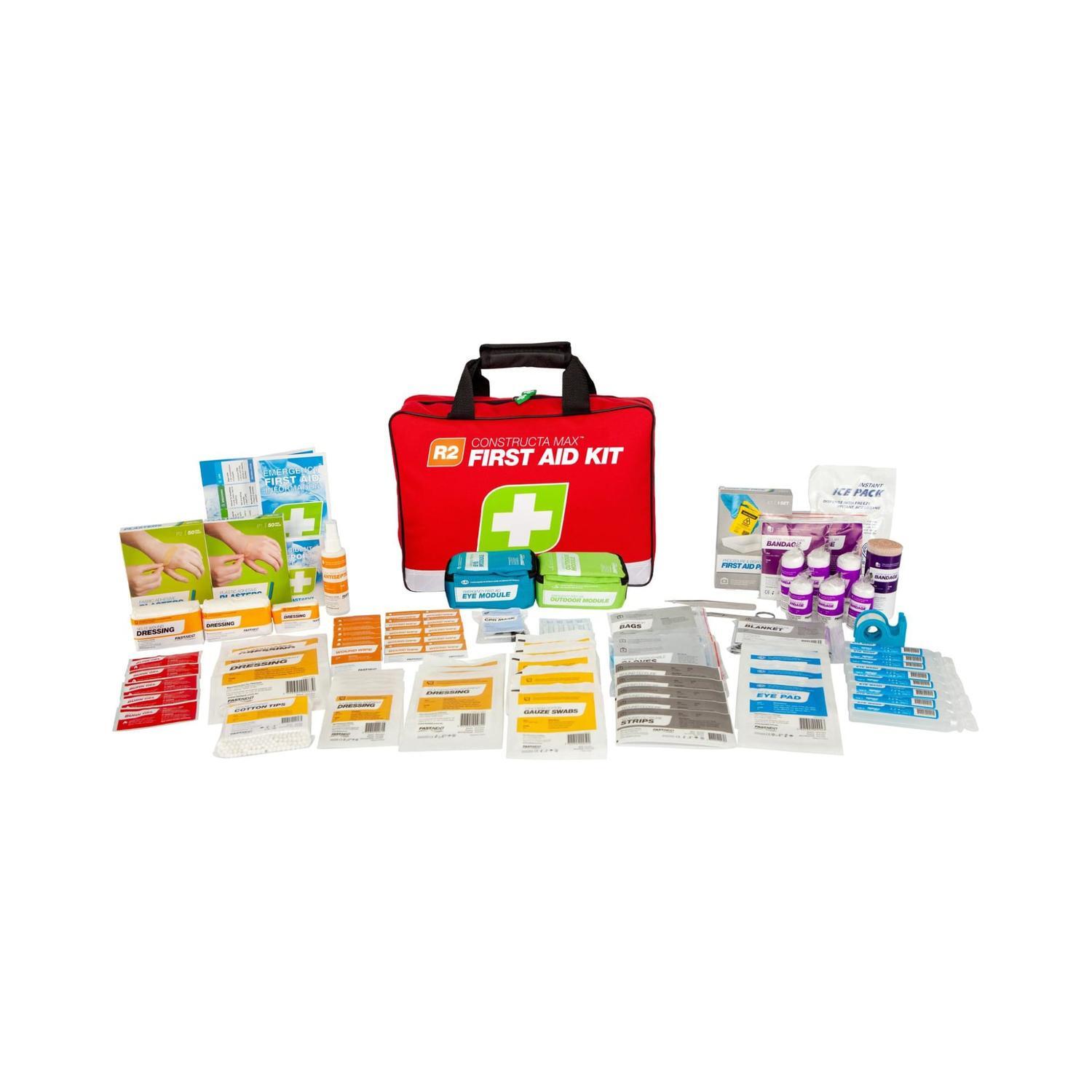 R2 Constructa First Aid Kit Red