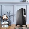 10 Fin Oil Column Heater with Wifi Black