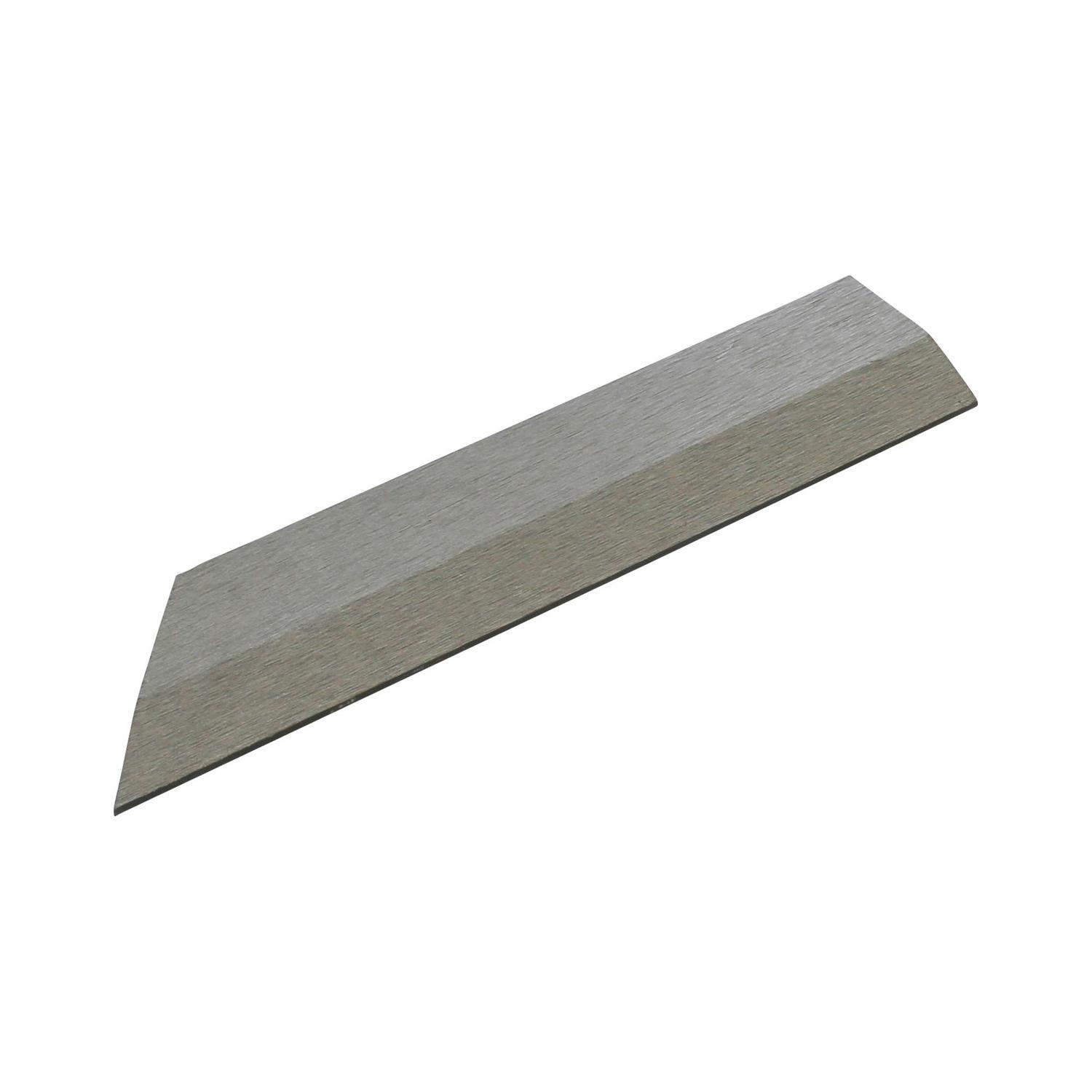 WPC Tile Ramp - Left Corner L:370mm, W:73mm, H:22mm Smoke