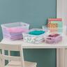 Short Storage Bin  Clear