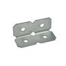 Make A Bracket 20 x 20 x 50 x 1mm Silver