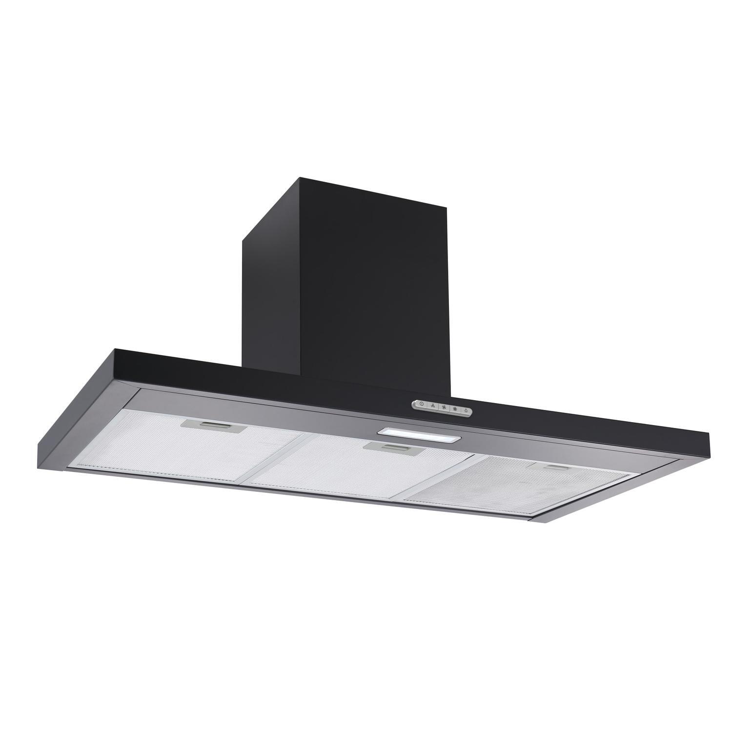Box Rangehood 90cm Black