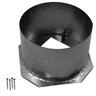 Opti Kit for Flat Ceilings 150 mm Polished Stainless Steel