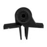 Self-Closing Hinge Nylon Polymer, Pack of 2, H: 94mm, W: 70mm, D: 57mm Black