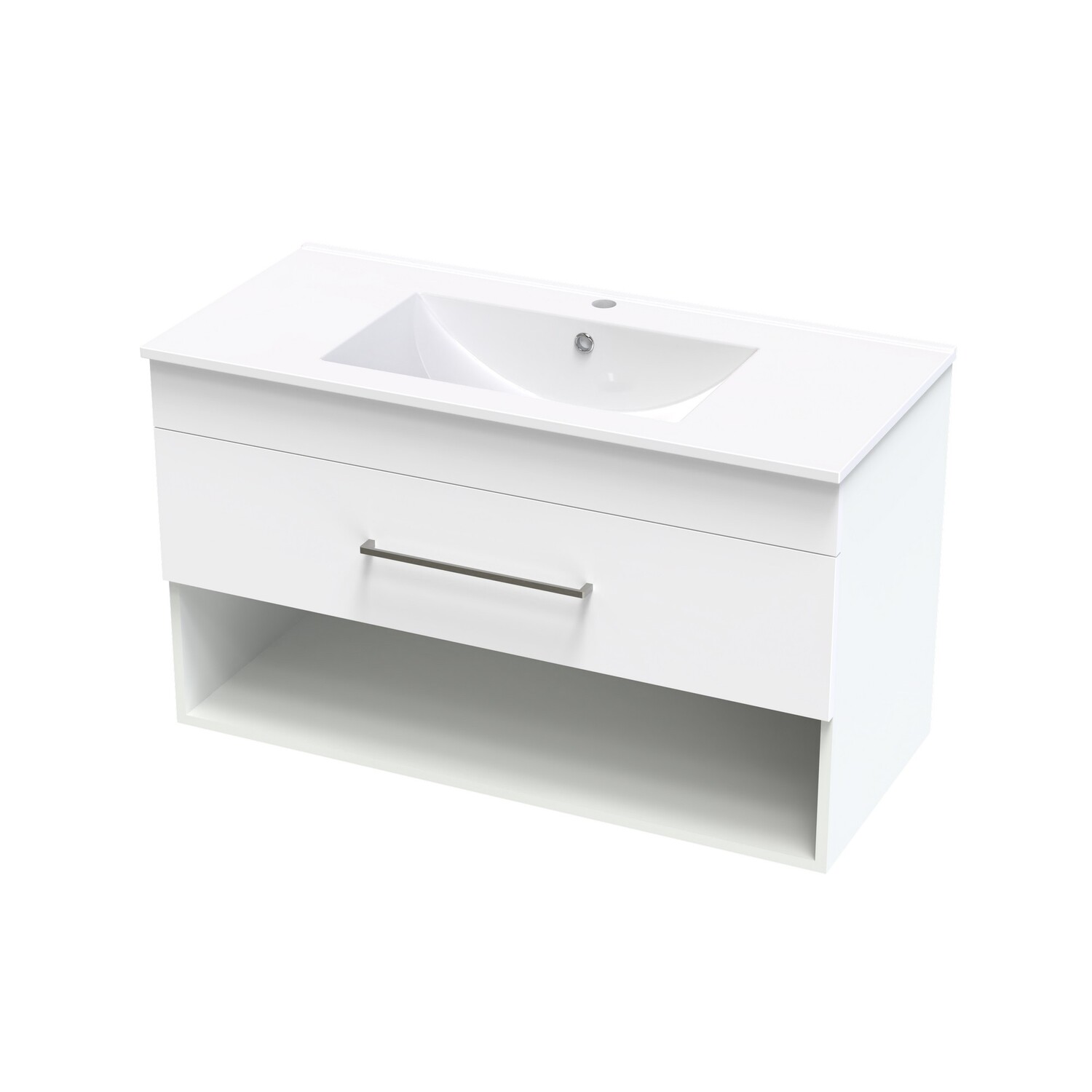Cashmere Valley 1000 Drawer Open Ultra Gloss White