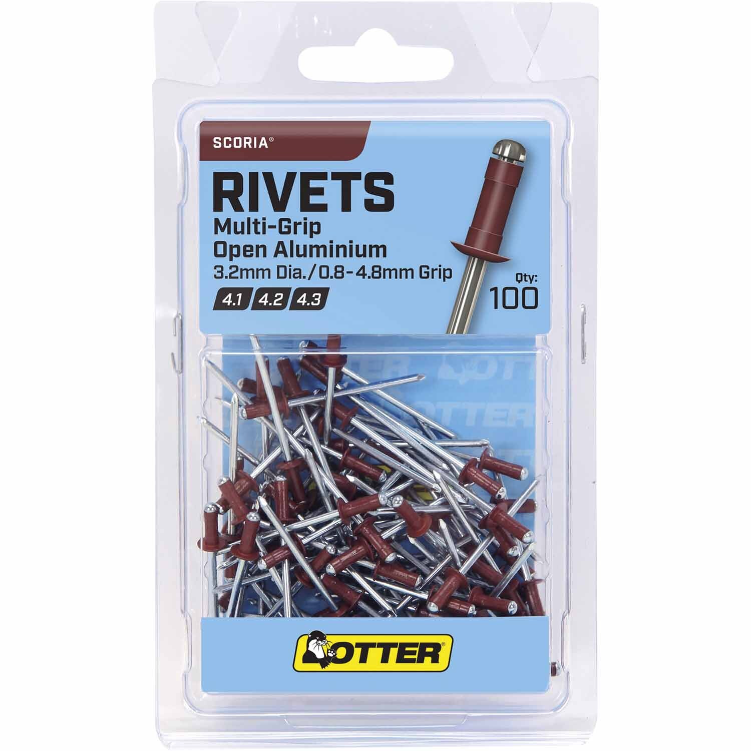 Blind Rivets 3.2 pack of 100