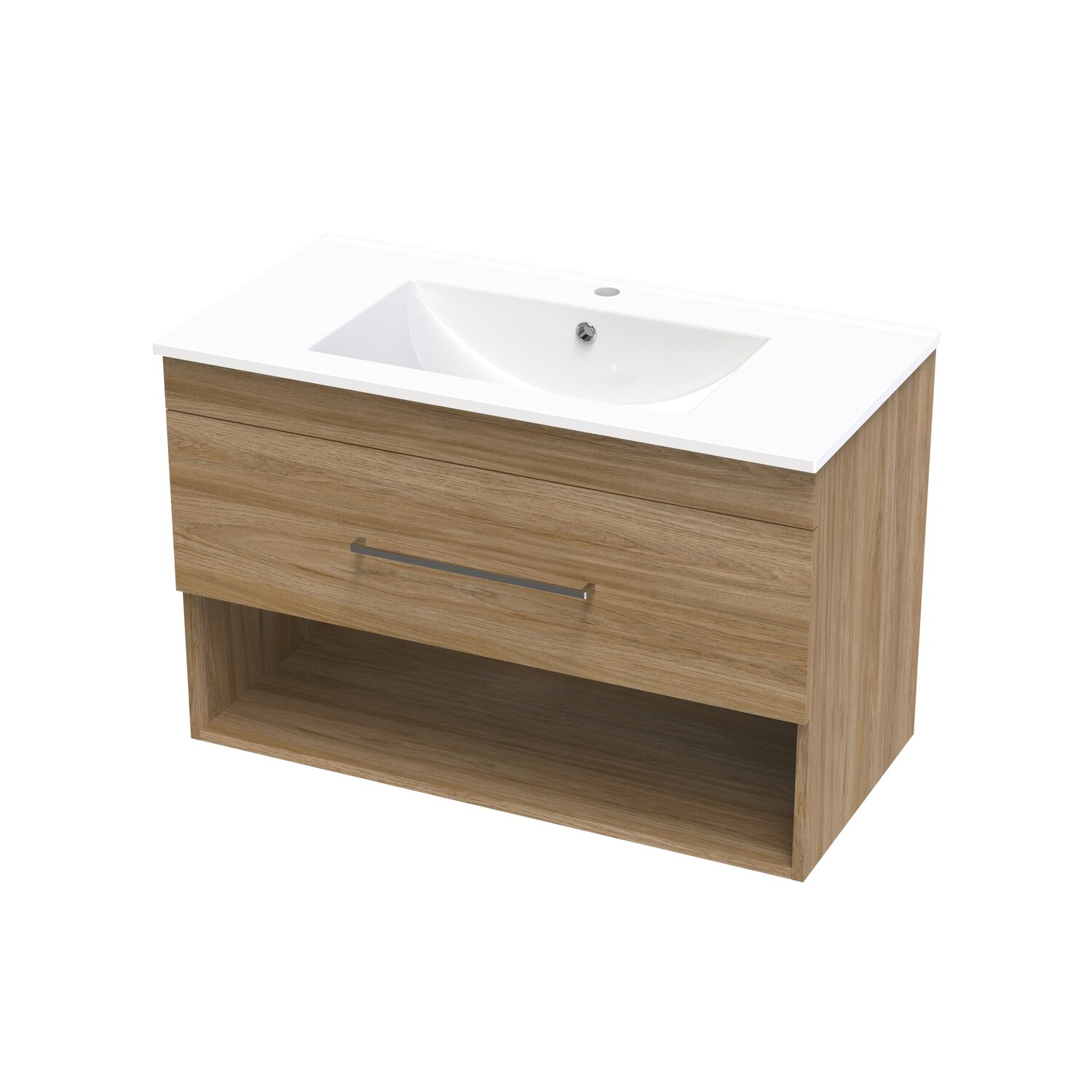 Cashmere Drawer Open Wall Hung Vanity