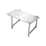 Fold Up Shower Seat H: 830mm, W: 790mm, D: 130mm Stainless Steel