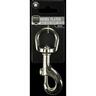 Snap Hook Round Swivel  25mm Nickel Plated