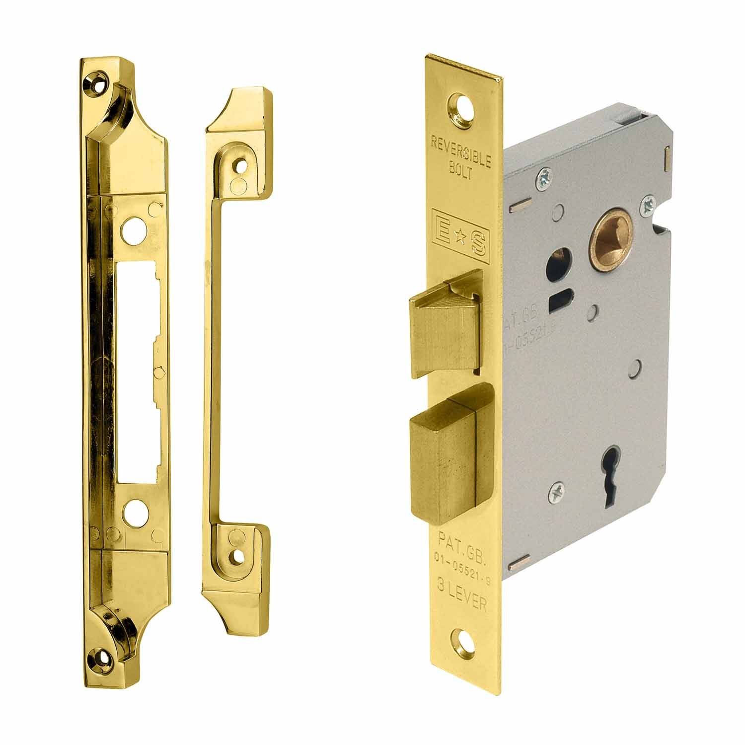 Lock Kit 3 Lever Rebated