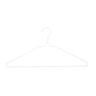 Coat Hanger Wire PE White 10 Pack