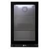 Glass 1-Door Bar Fridge 97L