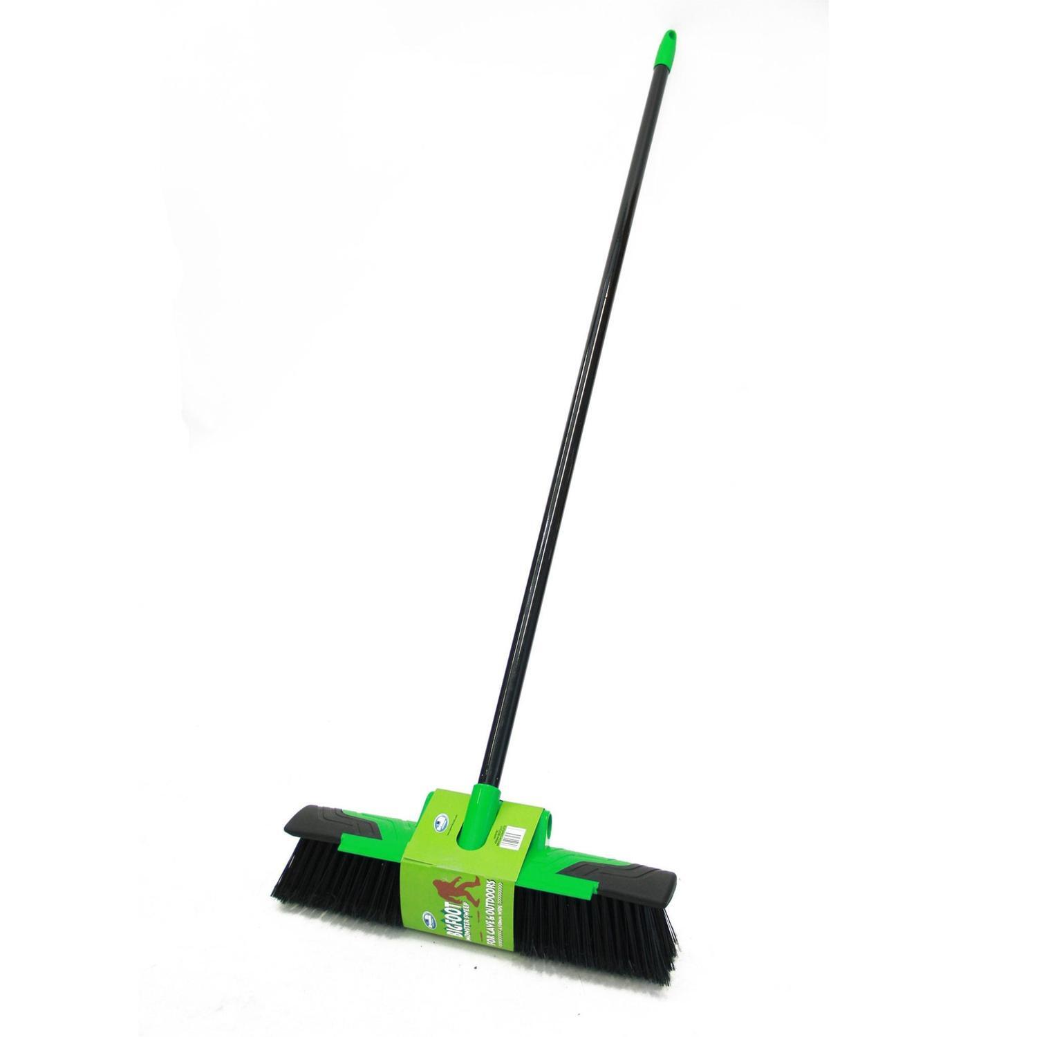 Outdoor Broom 450mm wide Black and Green