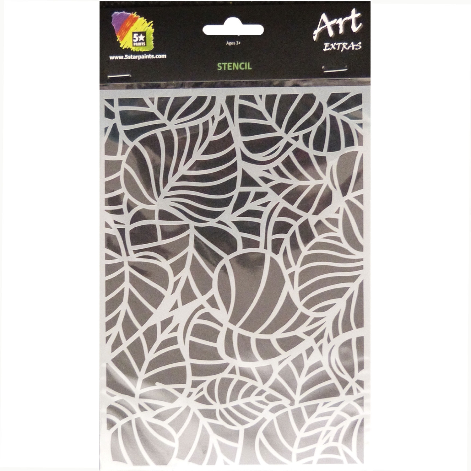 Laser Cut Stencils A5 Leaves design