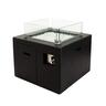 Obsidian Square Gas Fire Table