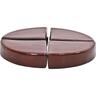Glazed Round Pot Feet Firework Red