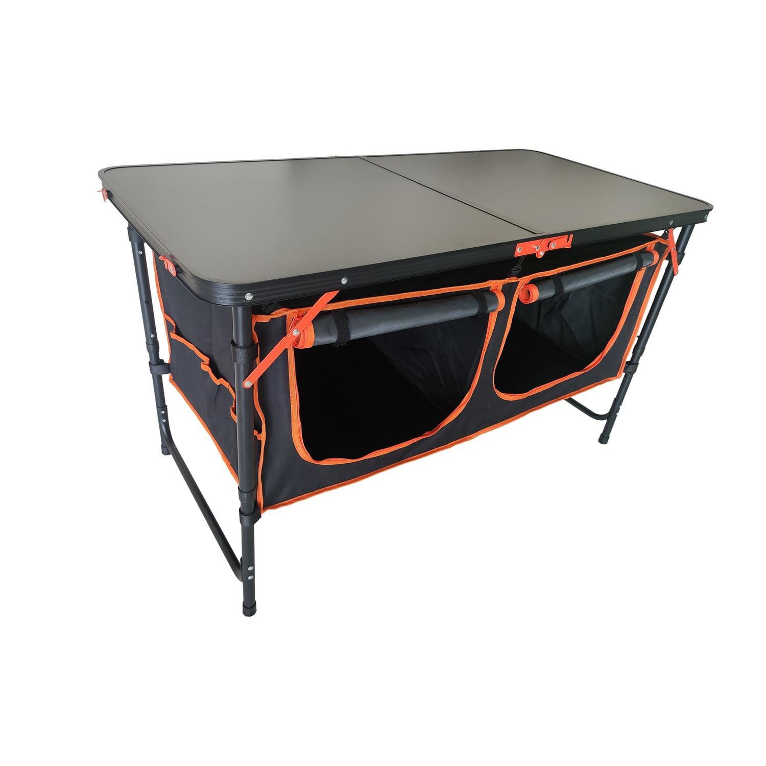 Folding Camping Table with Storage