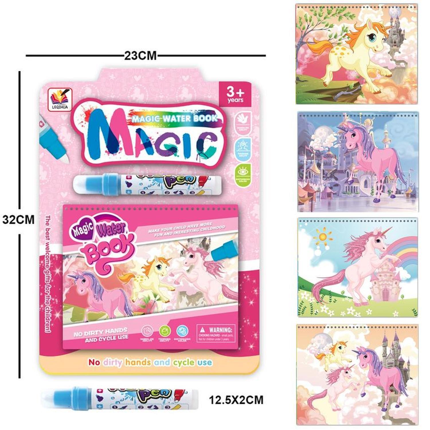 Magic Water Drawing Book - Unicorn