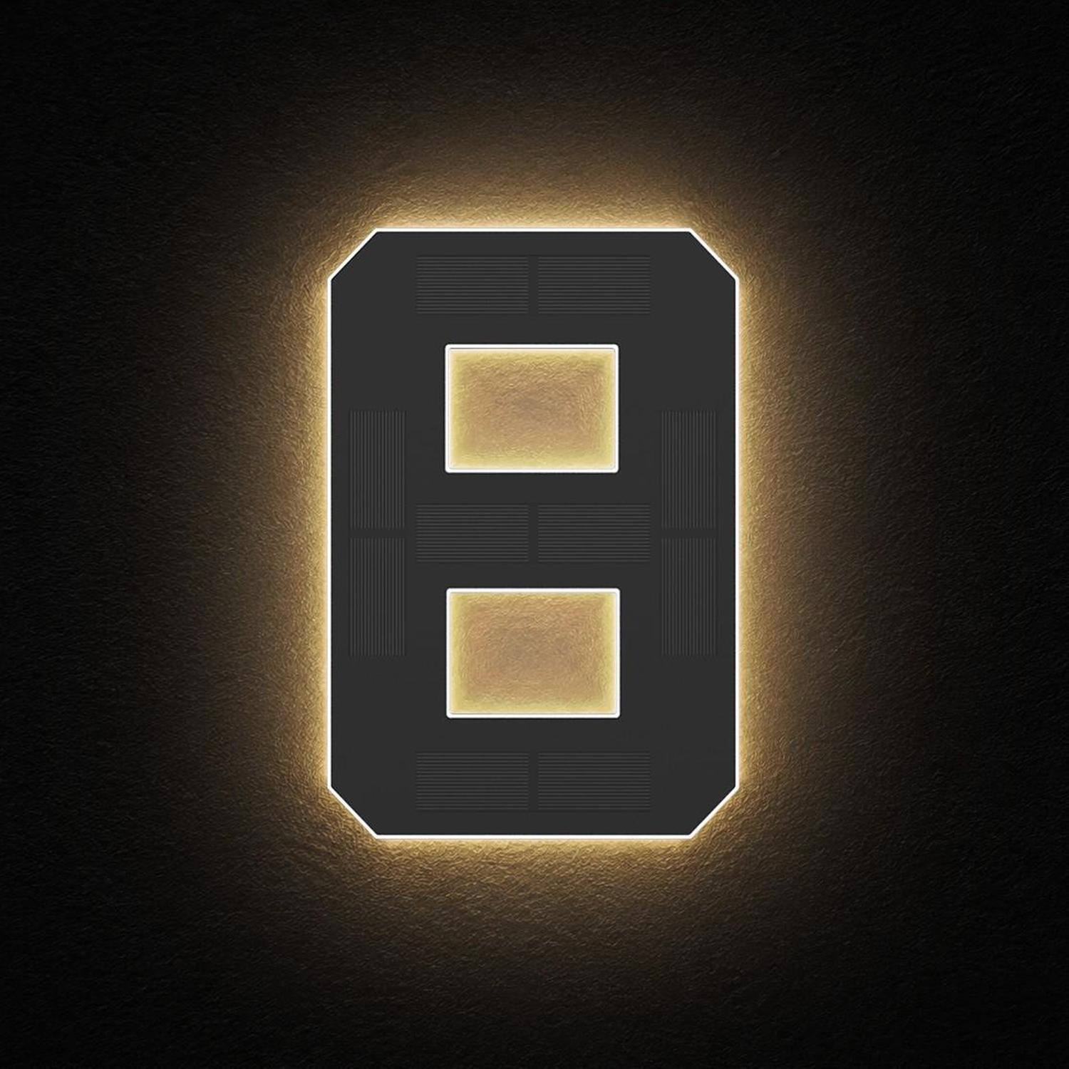 StreetGlo Solar Illuminated Number - Eight