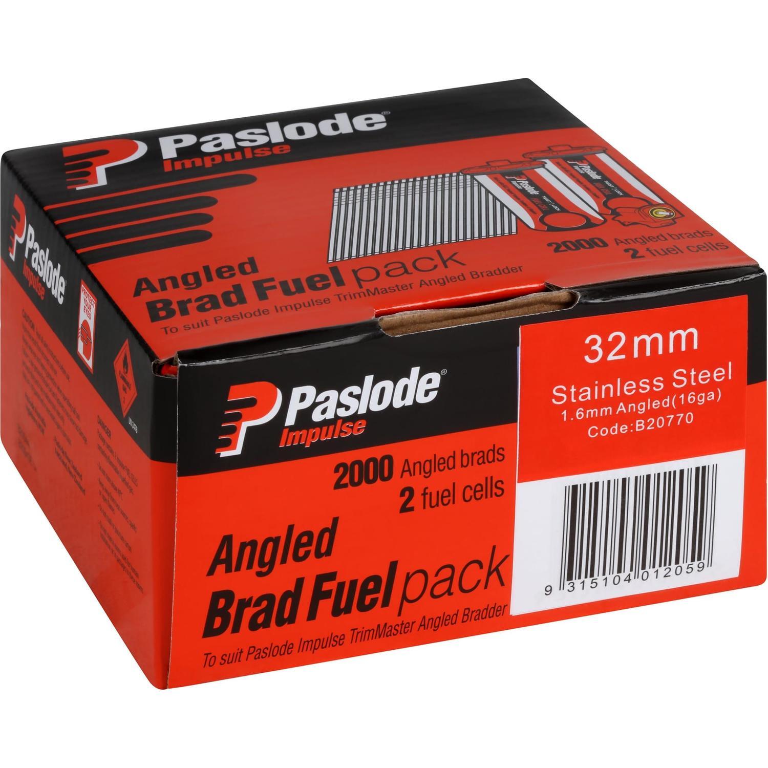 Angle Brads with Fuel Cells