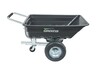 Ride On Tow cart 250 litre Black