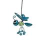 Hanging Glow in the Dark Bug Garden Décor Blue