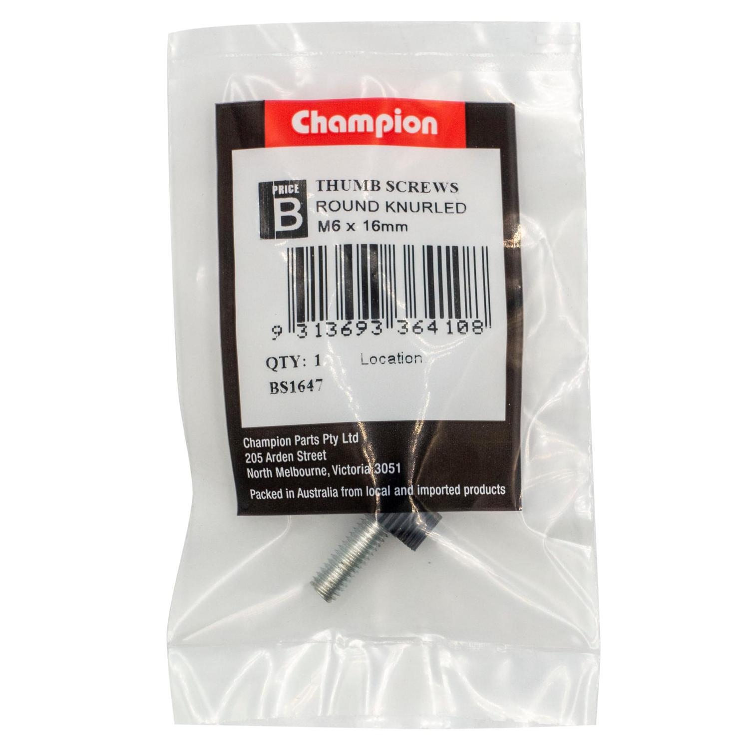 Male Thumb Screw