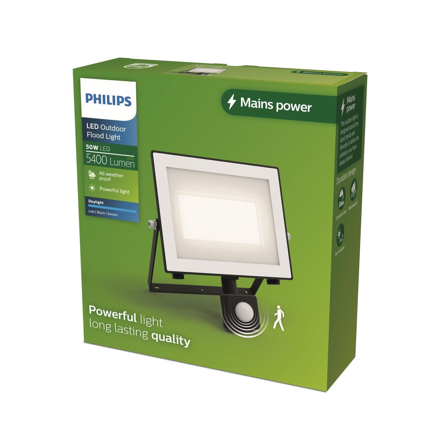 Floodlight Sensor 5400 lumens 50 Watts Cool White