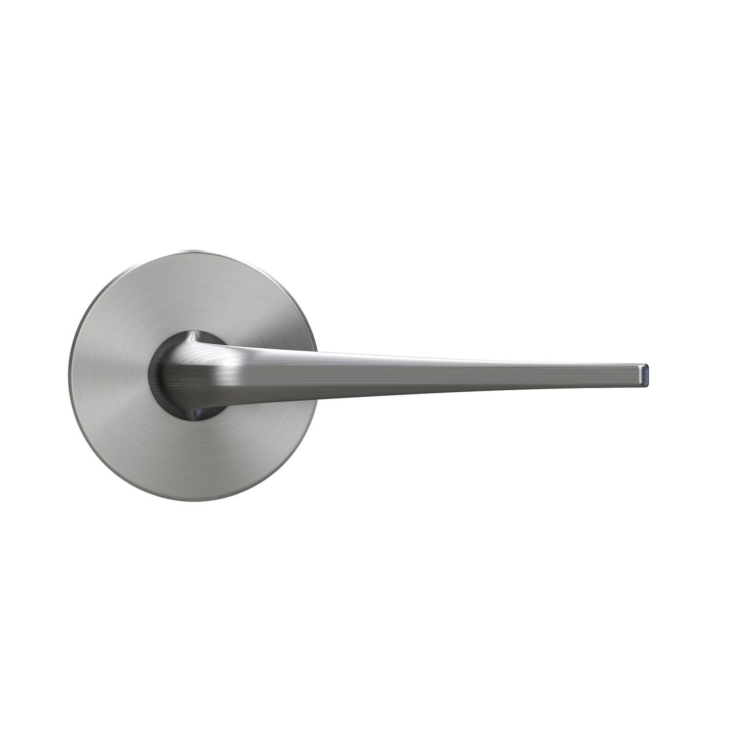 Passage Lever Set  Brushed Satin Chrome