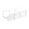 Storage Bin with Dividers 280 x 140mm Clear