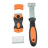 Scraper & Blades 7 Pieces Black & Orange