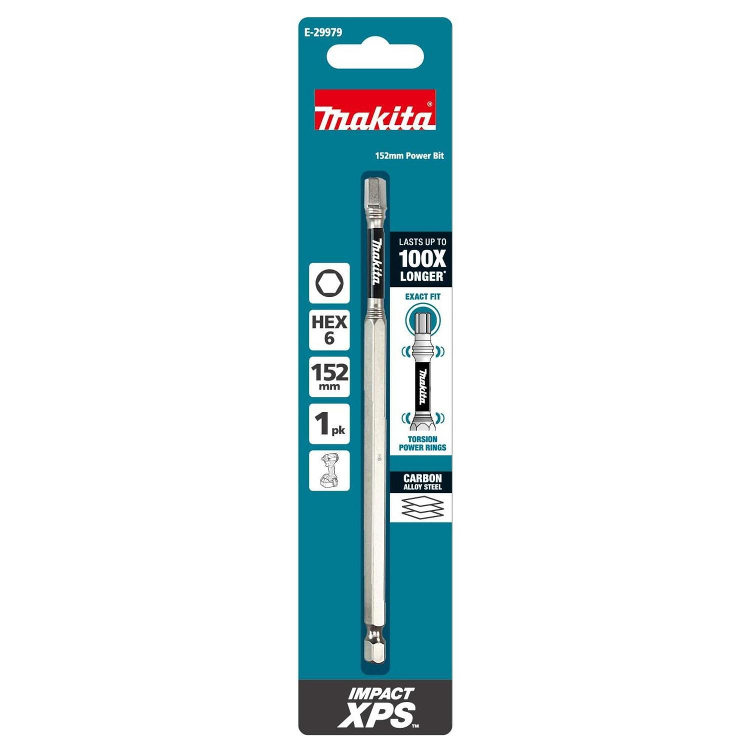 Impact Hex 6  Power Bit  150mm