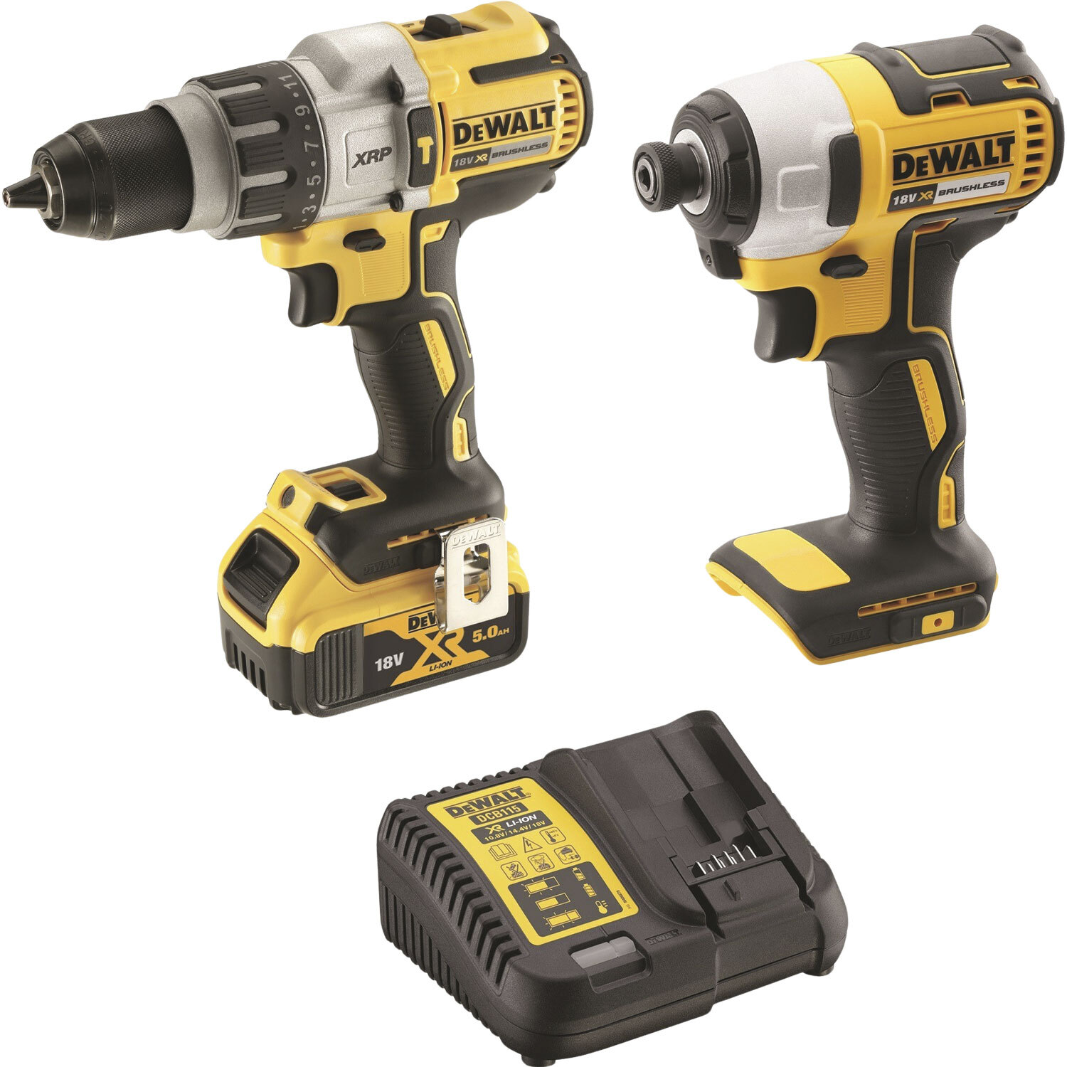 Brushless 2 Piece Combo Kit - 5.0Ah