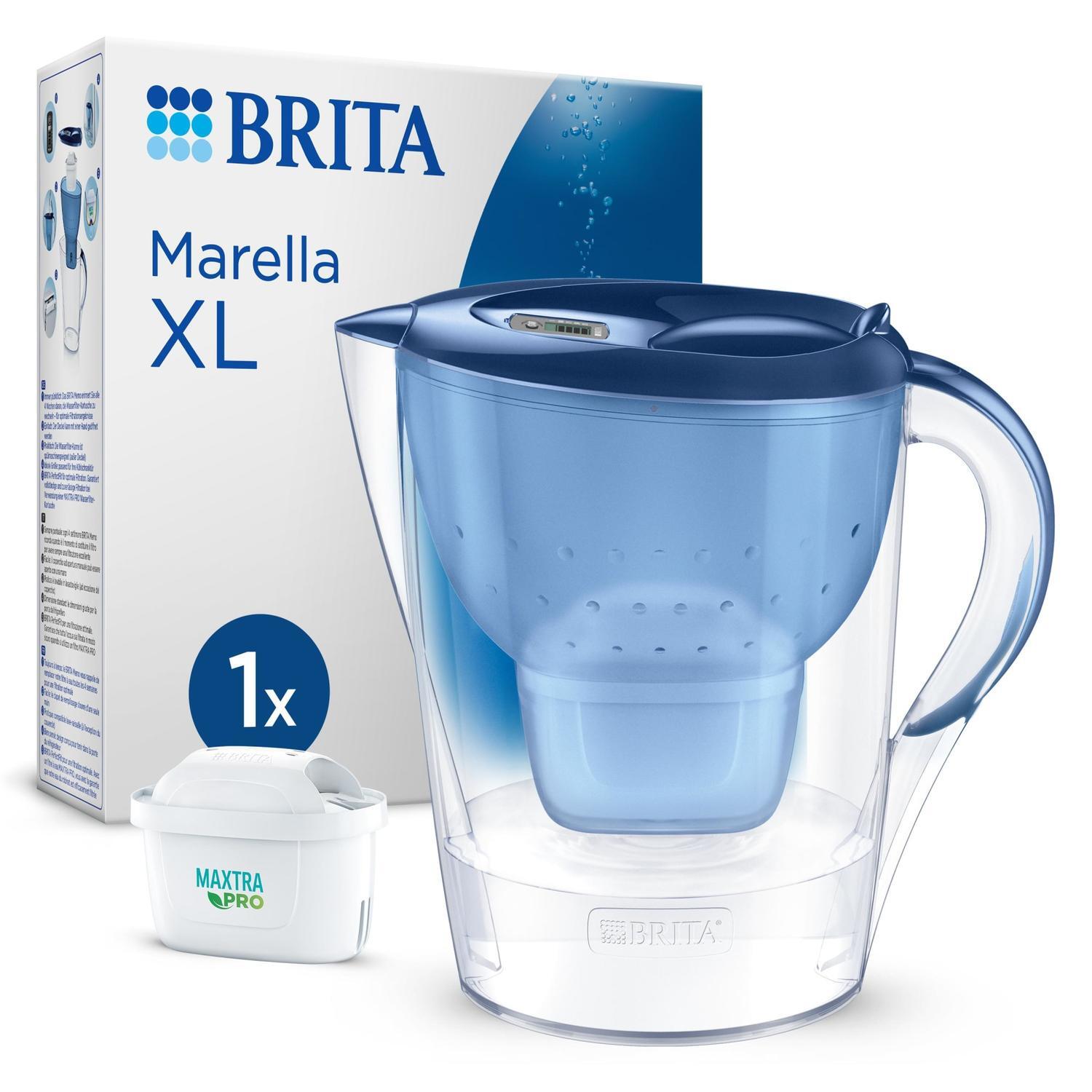 BRITA Water Filter Jug Marella XL 3.5L Blue
