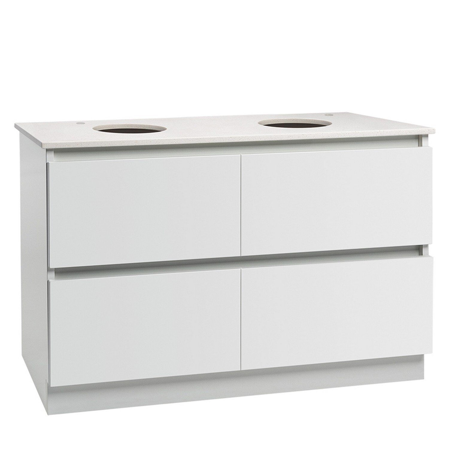 Valencia Floor Standing Double Bowl 4 Drawers