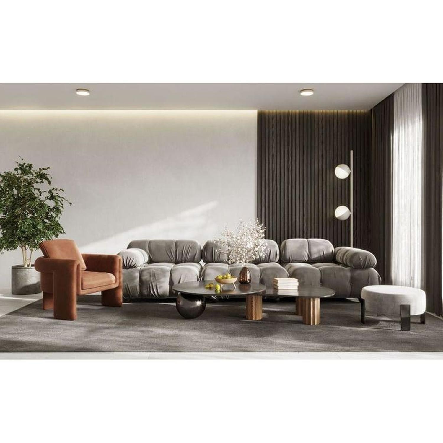 Sonik Acoustic SlatWall Panel L: 2400mm, W: 600mm, H: 22mm Smoked Oak
