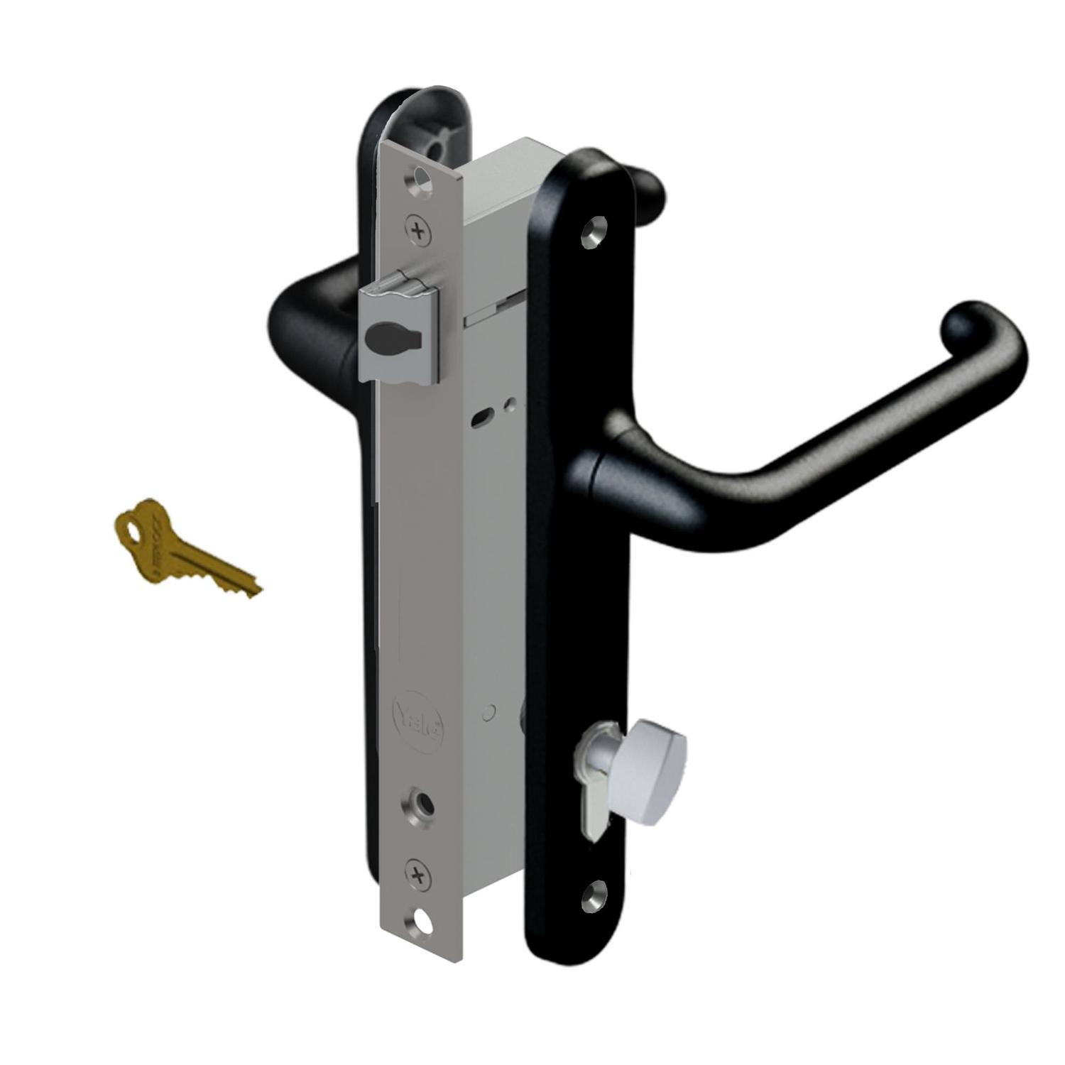 Entrance lock hinged 1-Point Black