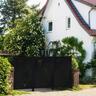 Privacy Screen Gate 1.7m x 0.9m Fern - Black