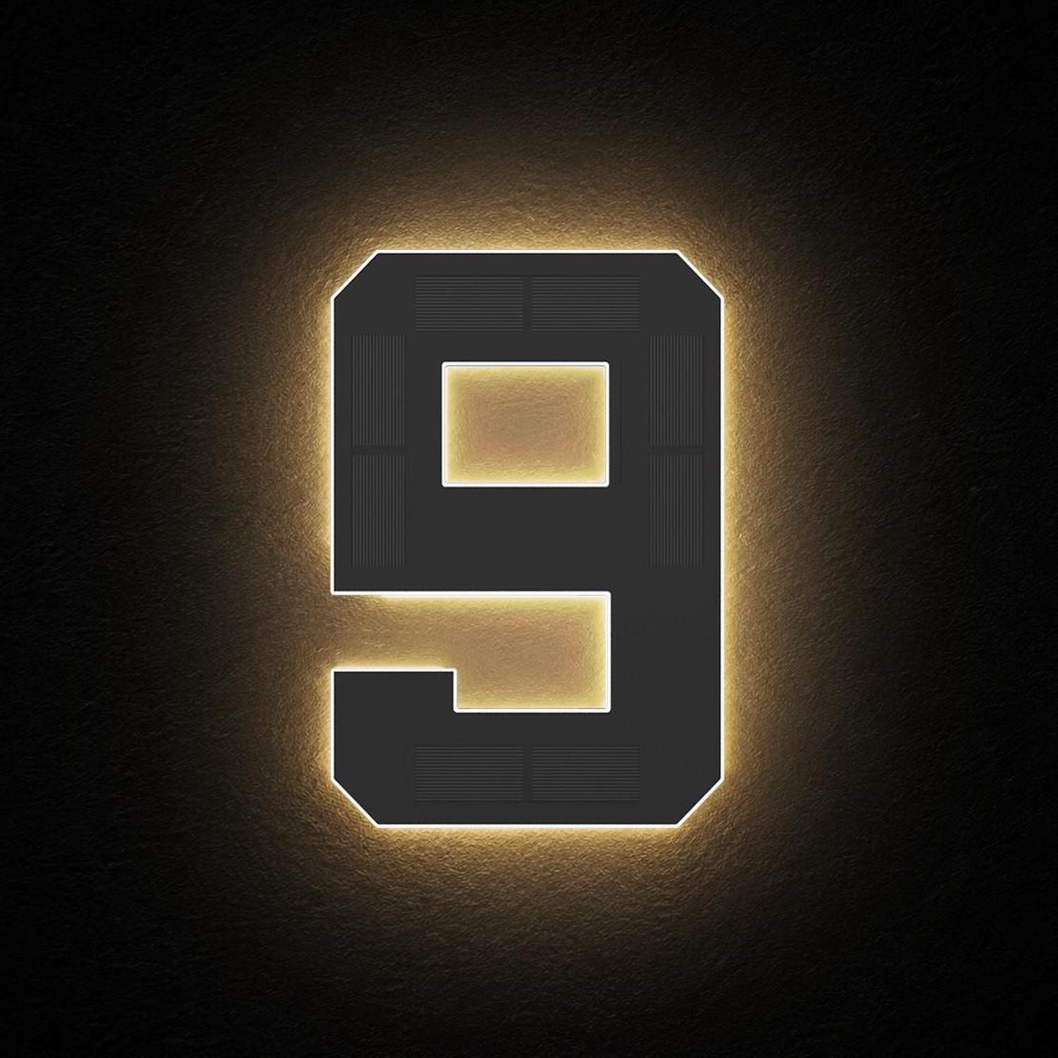 StreetGlo Solar Illuminated Number - Nine