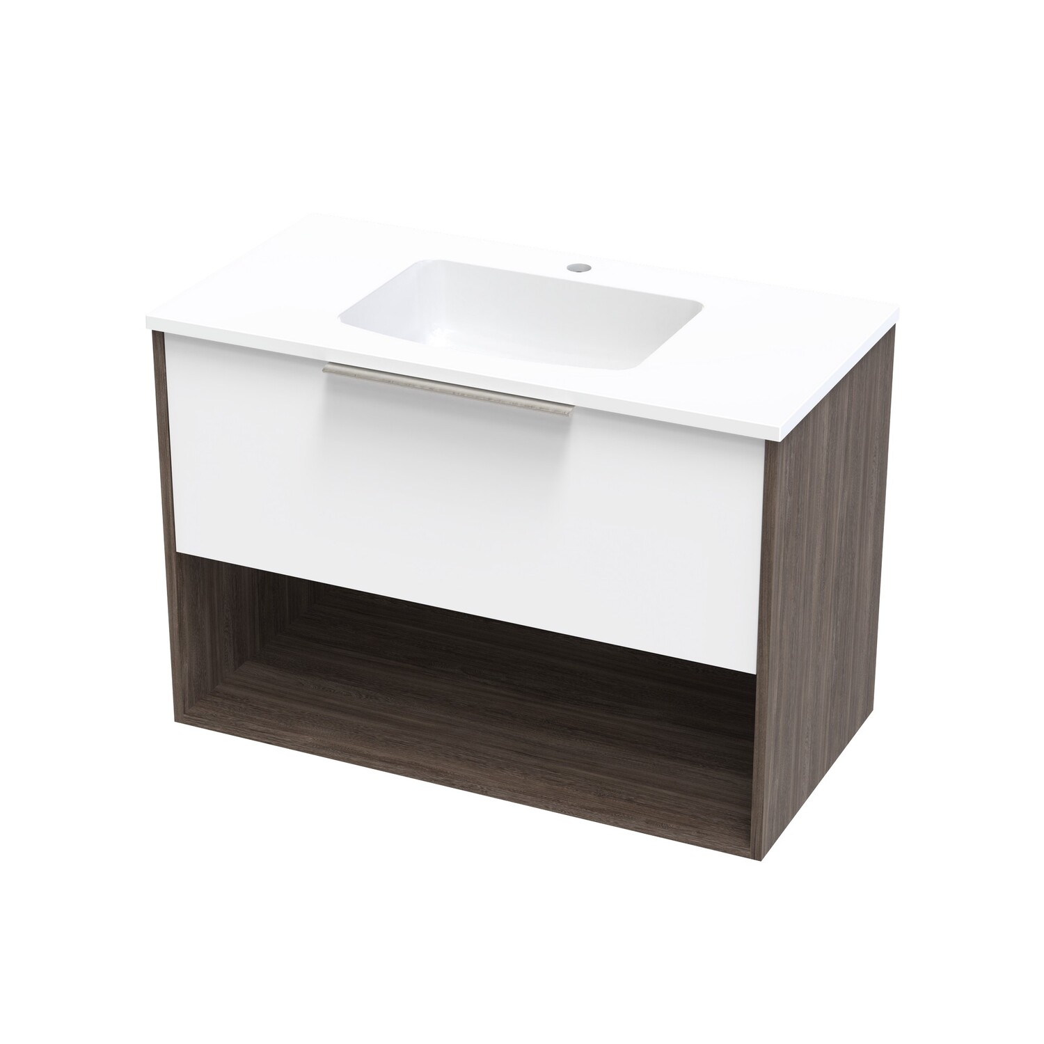 Nikau Drawer Open Wall Hung Vanity