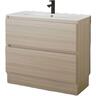 Aspen Floor Standing /Wall Hung Vanity 900 mm Oak