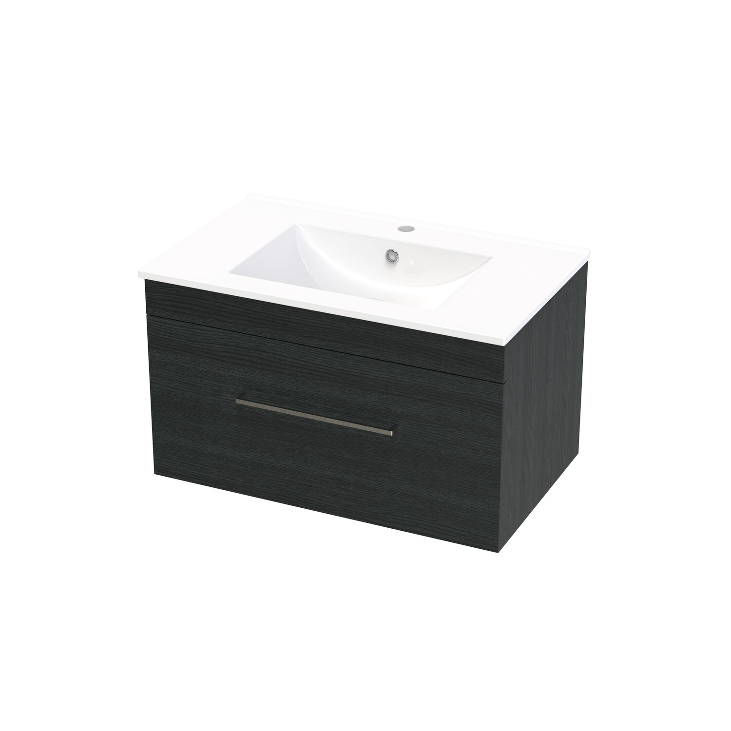 Cashmere Single Drawer Wall Hung Vanity
