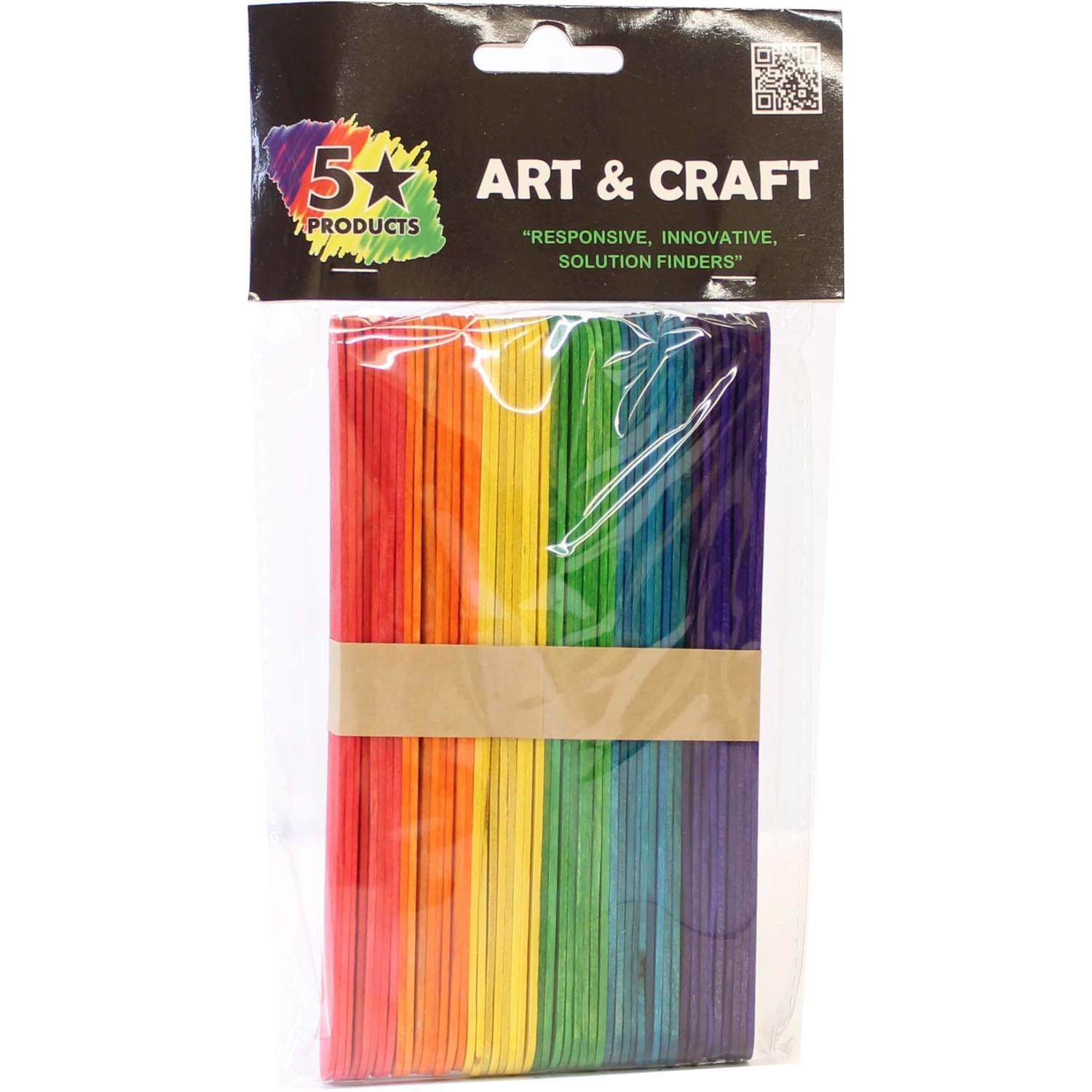Jumbo Sticks 50 Pieces Assorted Colours