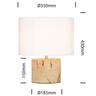 Fairfield Wood Base Table Lamp