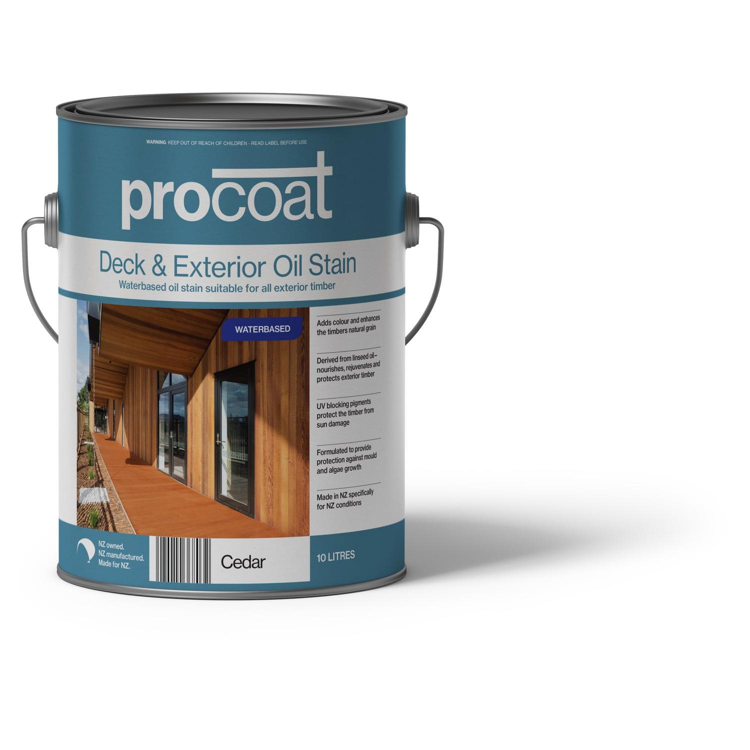 Deck and Exterior Oil Stain Waterbased