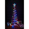 Spiral Tree 1.2m / Solar powered Multi Colour