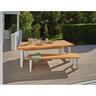 Outdoor Dining Bench Setting 3 Piece