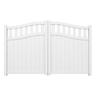 Valla Series Arch Driveway Gate H:1800mm x W:1500mm White