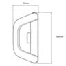 Albany Sliding Door Lock Single