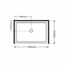 Luxury 2000 Frameless Shower - Alcove Right-Hand Fixed